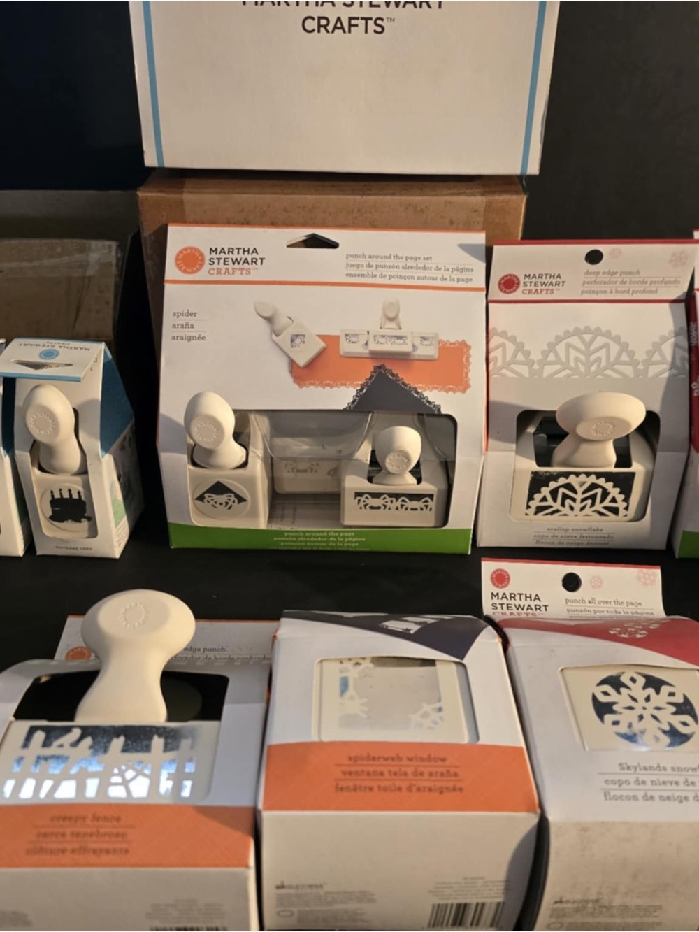 Martha Stewart White Decorative Paper Punch Set Assortment